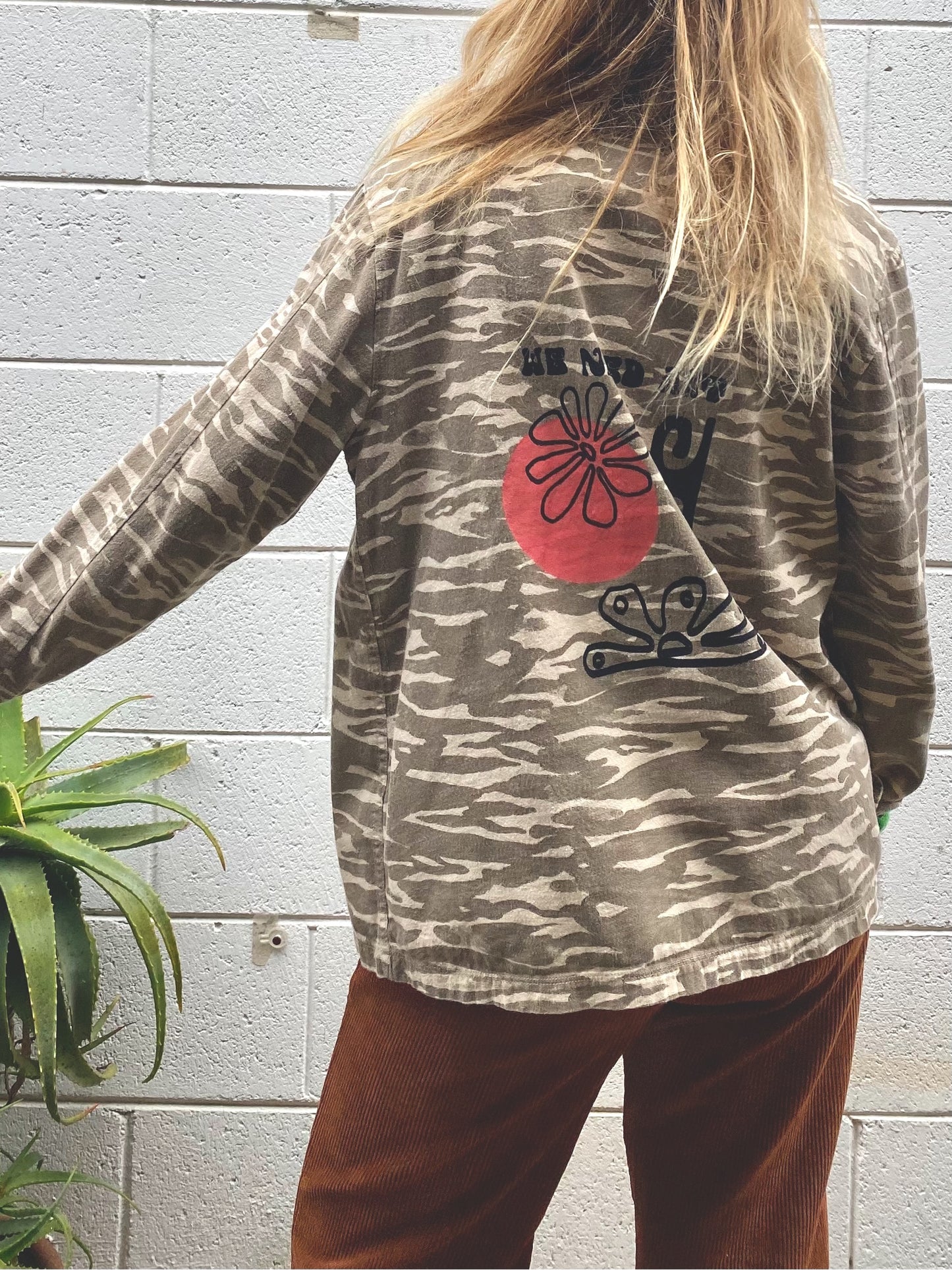 We Need Art Button Up