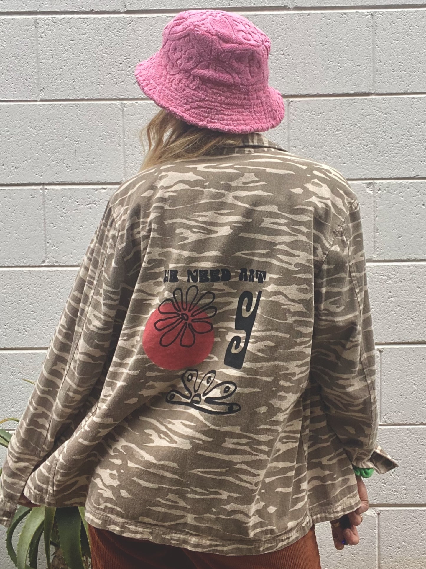 We Need Art Button Up