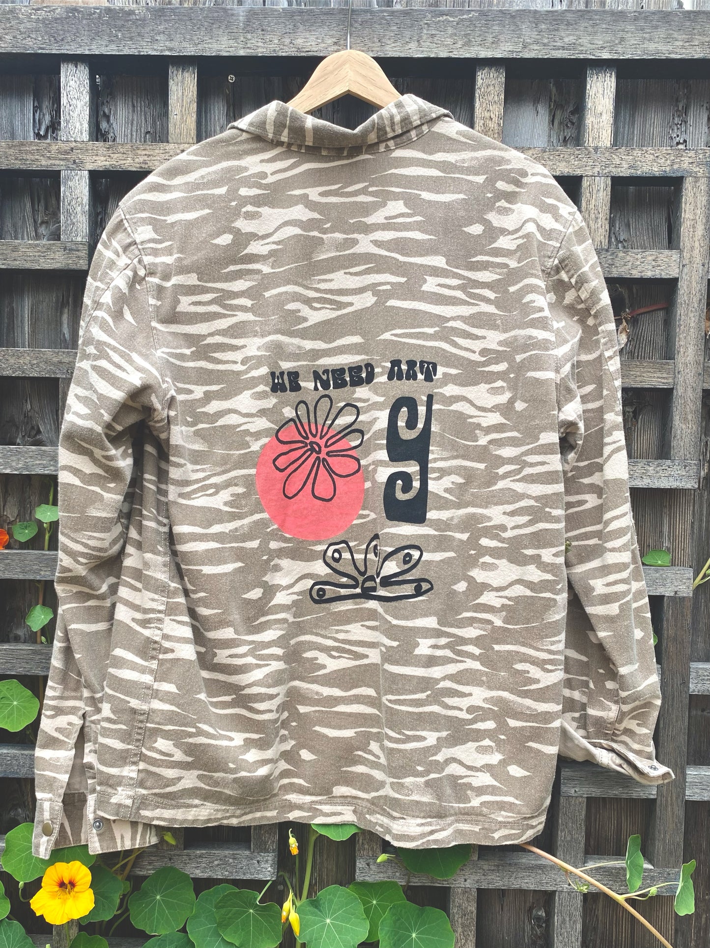 We Need Art Button Up