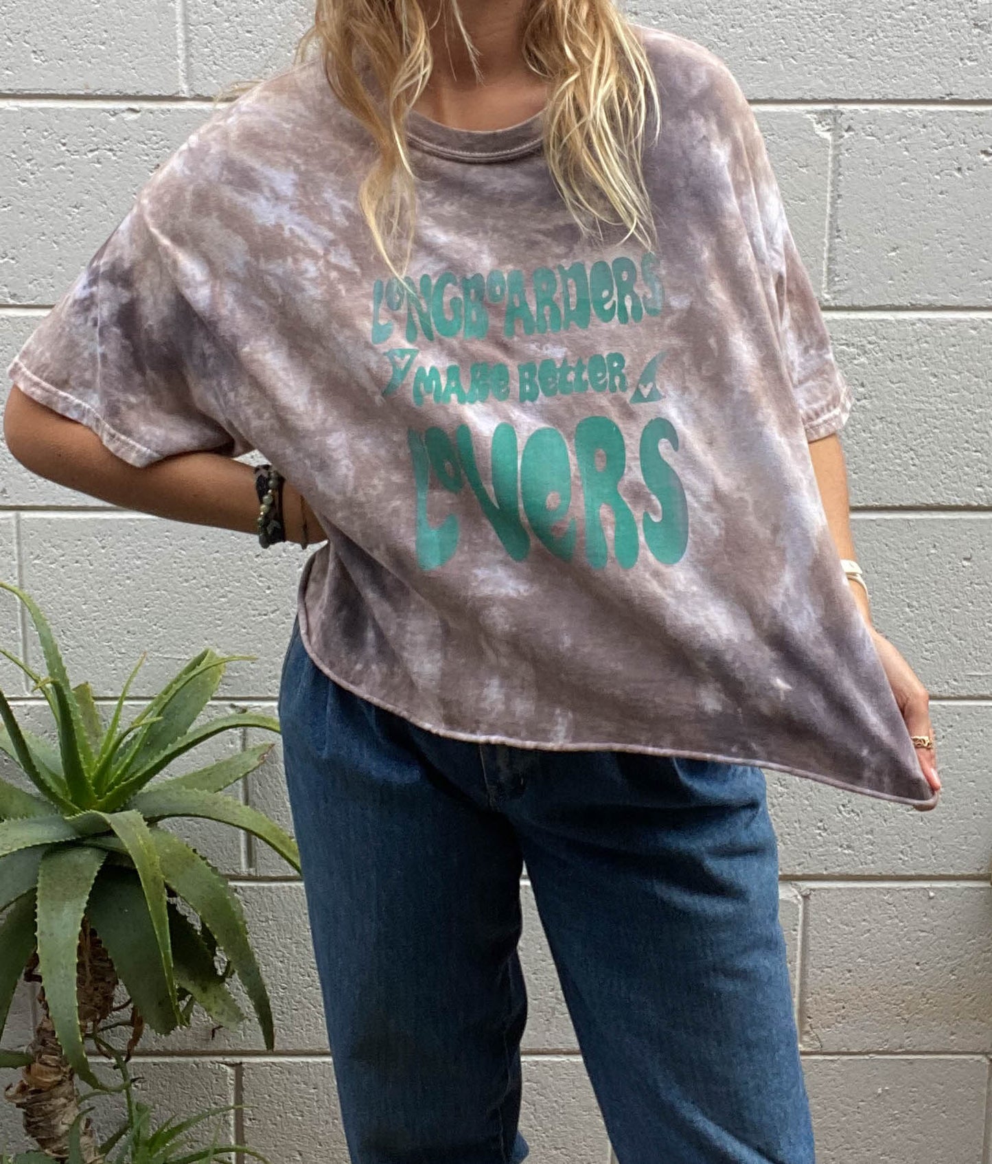 Longboard Lovers Crop Tee