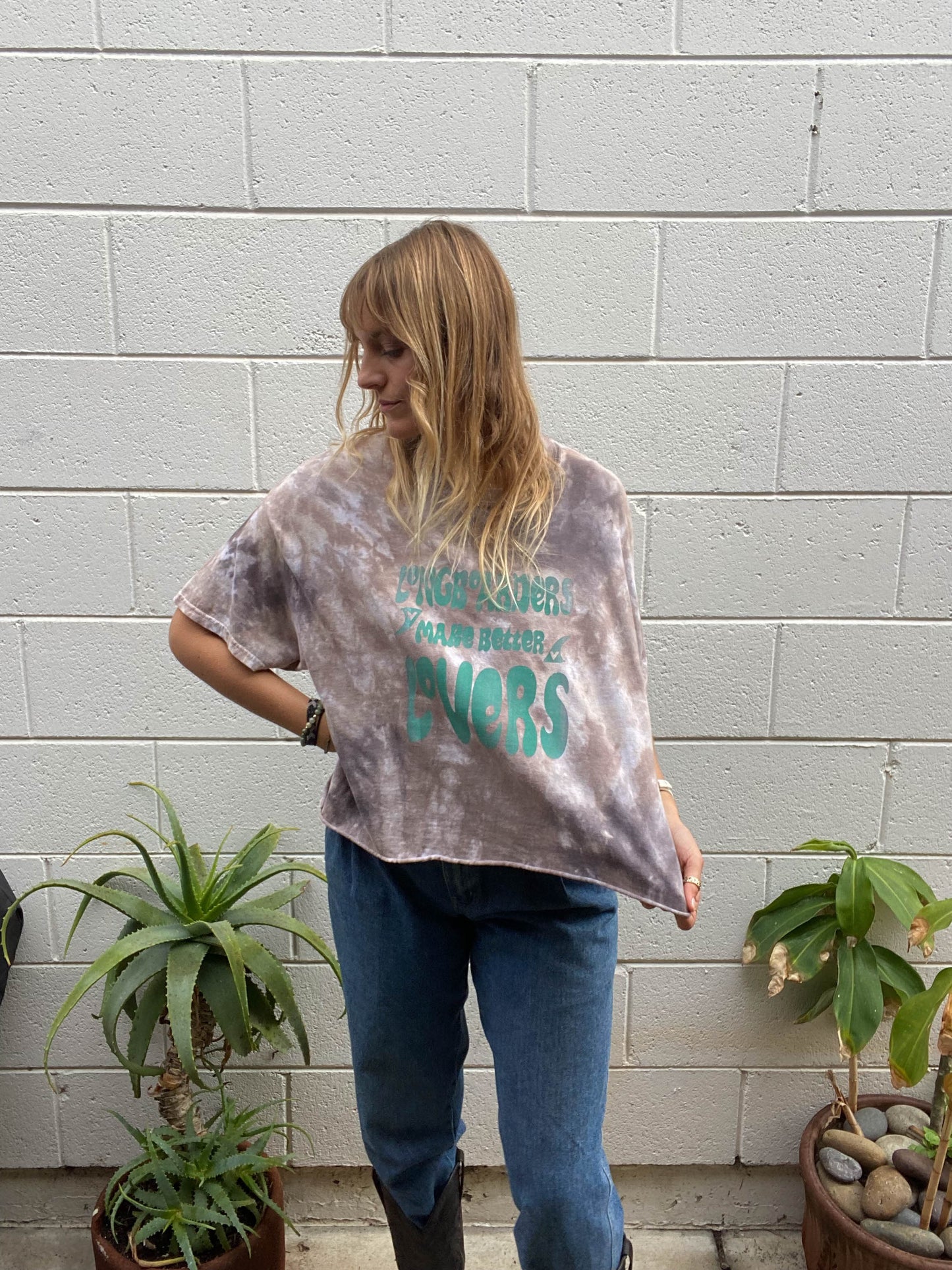 Longboard Lovers Crop Tee