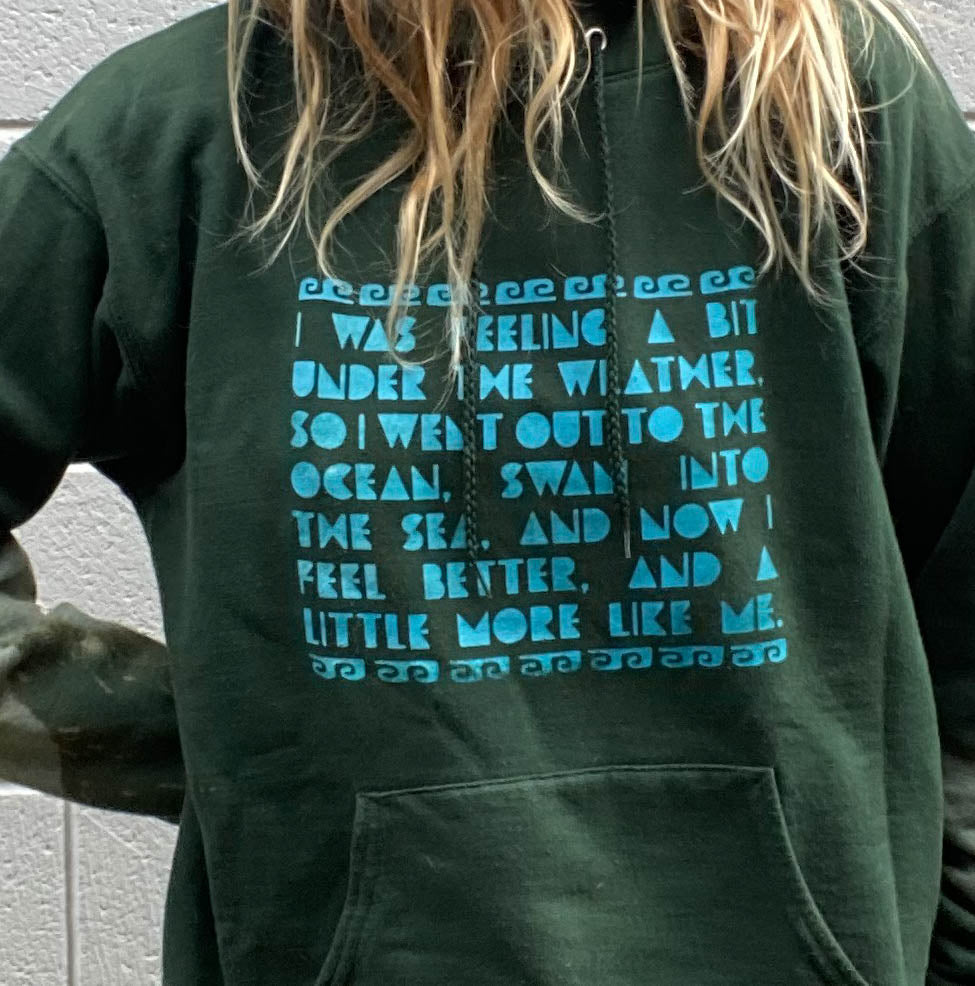 Ocean Love Poem Hoodie