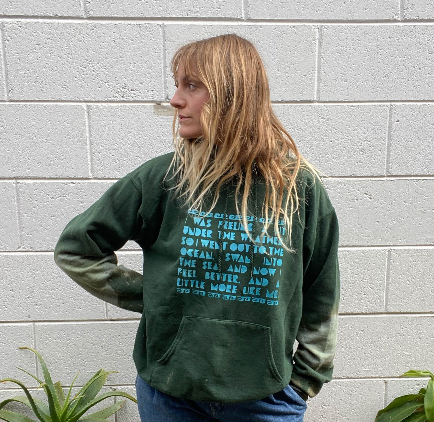 Ocean Love Poem Hoodie