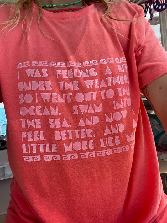 Ocean Love Poem, Summer Tee