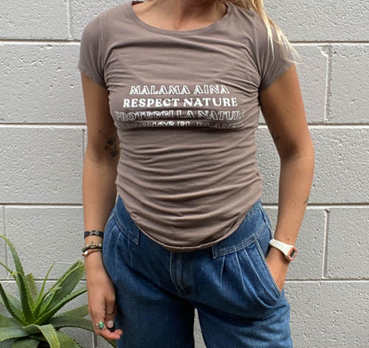 Malama Aina/Respect Nature Tee