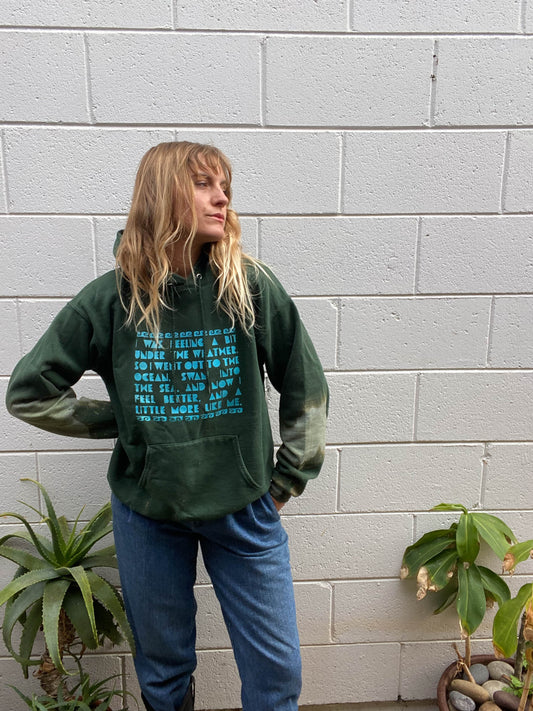 Ocean Love Poem Hoodie